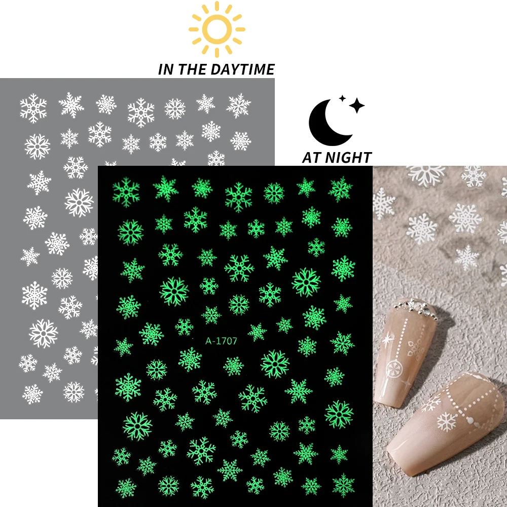 250 шт. рождественские наклейки для дизайна ногтей, светящиеся в темноте наклейки для ногтей от белого до зеленого цвета
250 шт. рождественские наклейки для дизайна ногтей, светящиеся в темноте наклейки для ногтей от белого до зеленого цвета