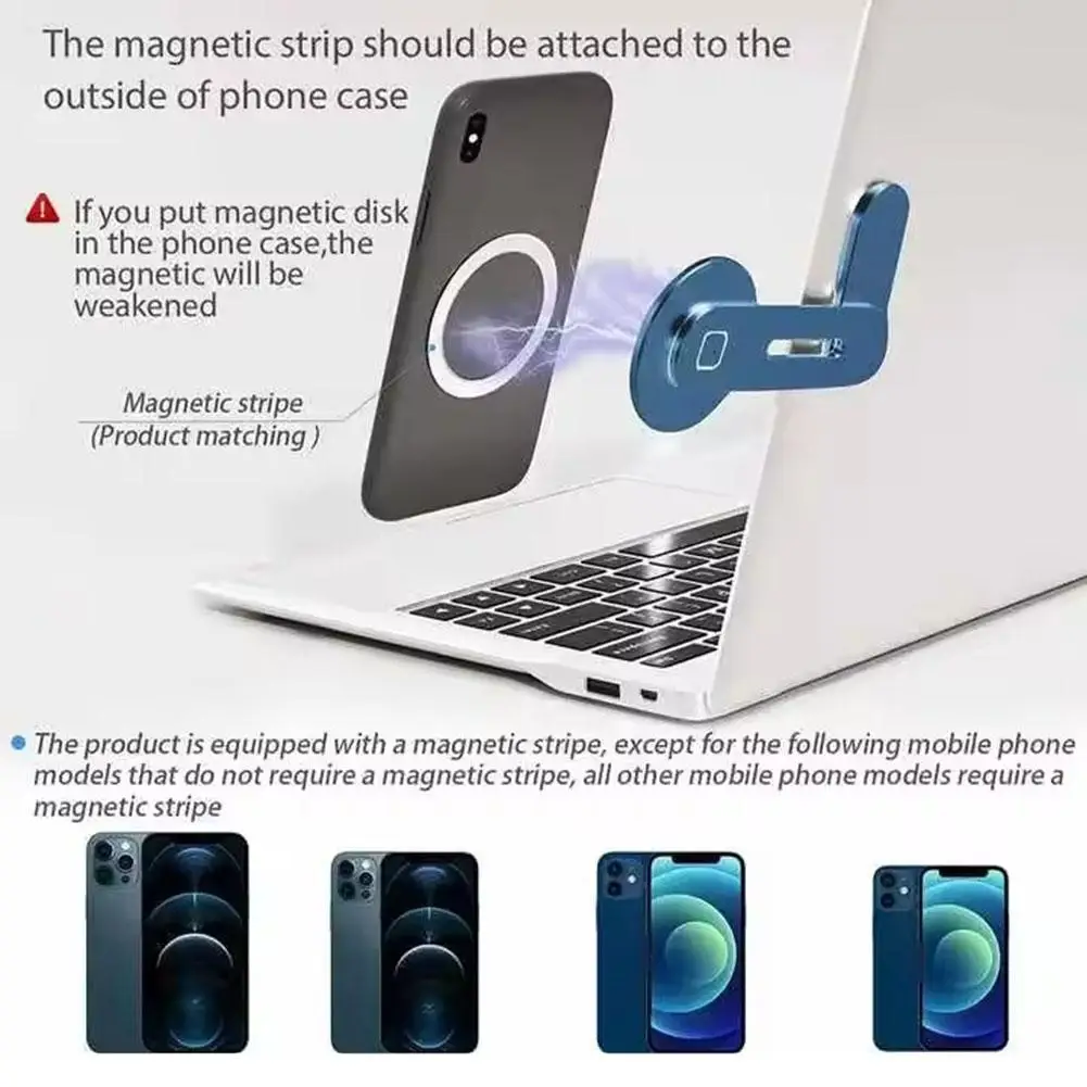 Adjustable Aluminum Magnetic Phone Stand for Laptop Computer Expansion Strong Car Mount Accessory
Adjustable Aluminum Magnetic Phone Stand for Laptop Computer Expansion Strong Car Mount Accessory