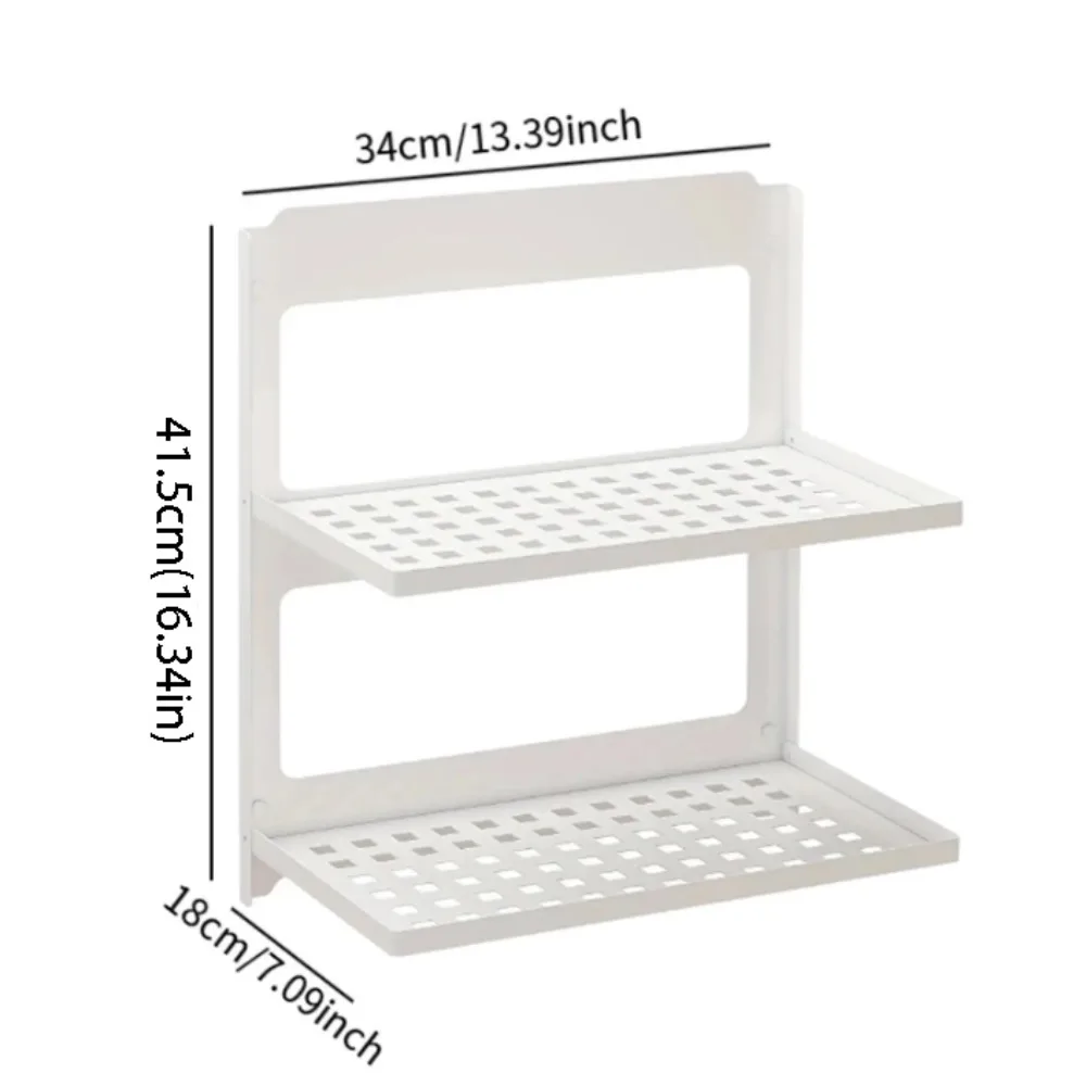 Storage Black Iron 2-Tier Table Storage Rack Metal Stackable Wall Shelve Foldable Anti-Drop Storage Shelf Coffee Bar
Storage Black Iron 2-Tier Table Storage Rack Metal Stackable Wall Shelve Foldable Anti-Drop Storage Shelf Coffee Bar