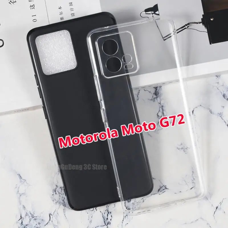 Anti-knock Ultra-thin Transparent Phone Case For Motorola Moto G72 4G Back Cover For Moto G72 G 72 4G Soft Black TPU Case Cover
Anti-knock Ultra-thin Transparent Phone Case For Motorola Moto G72 4G Back Cover For Moto G72 G 72 4G Soft Black TPU Case Cover