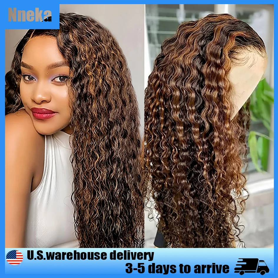 Nneka 200% Density 1B/30 Deep Wave Frontal Wig 13x6 Hd Lace Curly Wigs Water Wave Human Hair Wig 13x4 Highlight Wig Human Hair
Nneka 200% Density 1B/30 Deep Wave Frontal Wig 13x6 Hd Lace Curly Wigs Water Wave Human Hair Wig 13x4 Highlight Wig Human Hair