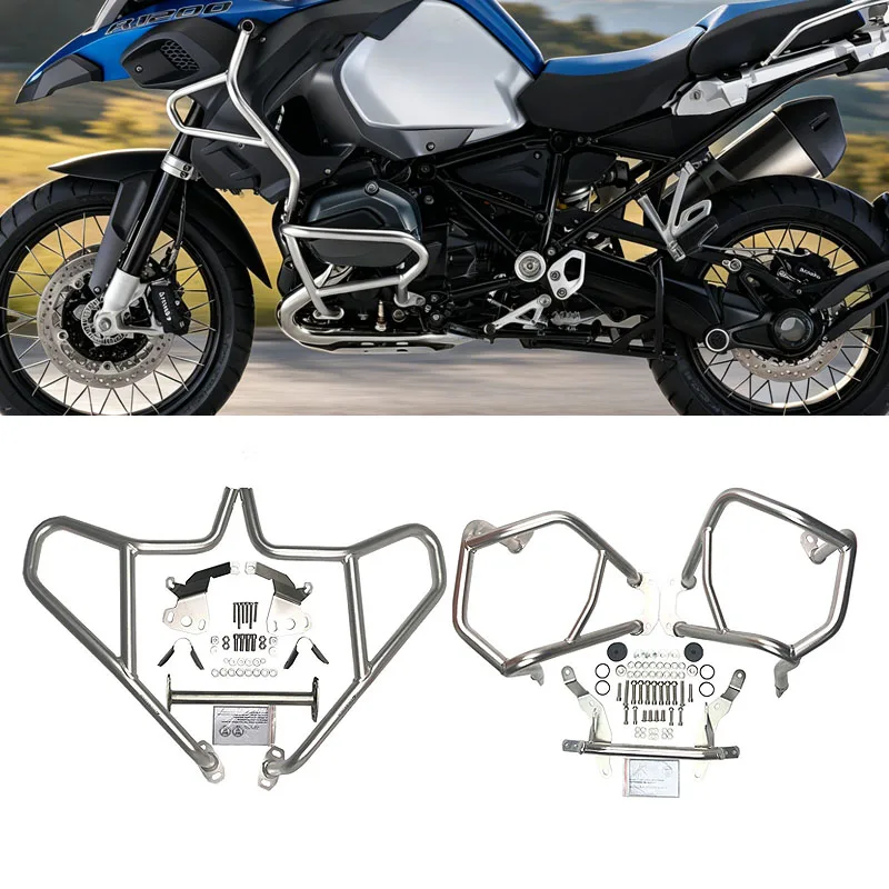 Motorcycle Upper&Lower Engine Guard Highway Freeway Crash Bar Fuel Tank Protector For BMW R1200GS LC R1200 GS R 1200GS 2013-2019