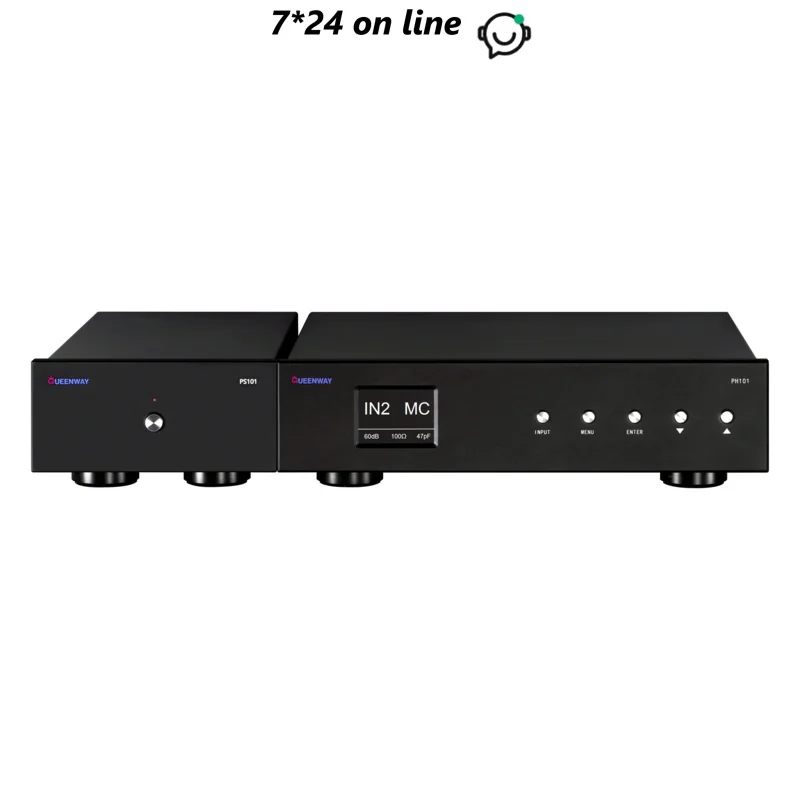 Queenway PH101/PS101 Разделенный источник питания Ламповый фонокорректор 5000-кратный усилитель без шума
Queenway PH101/PS101 Разделенный источник питания Ламповый фонокорректор 5000-кратный усилитель без шума