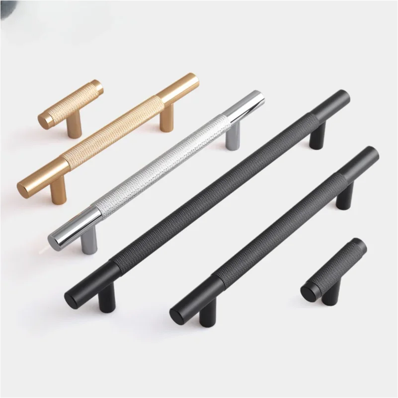 2PC Modern Simple Gold Cabinet Wardrobe Door Handle Aluminum Alloy Copper Round Bar Knurled Carved Aluminum Alloy Drawer Handle
2PC Modern Simple Gold Cabinet Wardrobe Door Handle Aluminum Alloy Copper Round Bar Knurled Carved Aluminum Alloy Drawer Handle