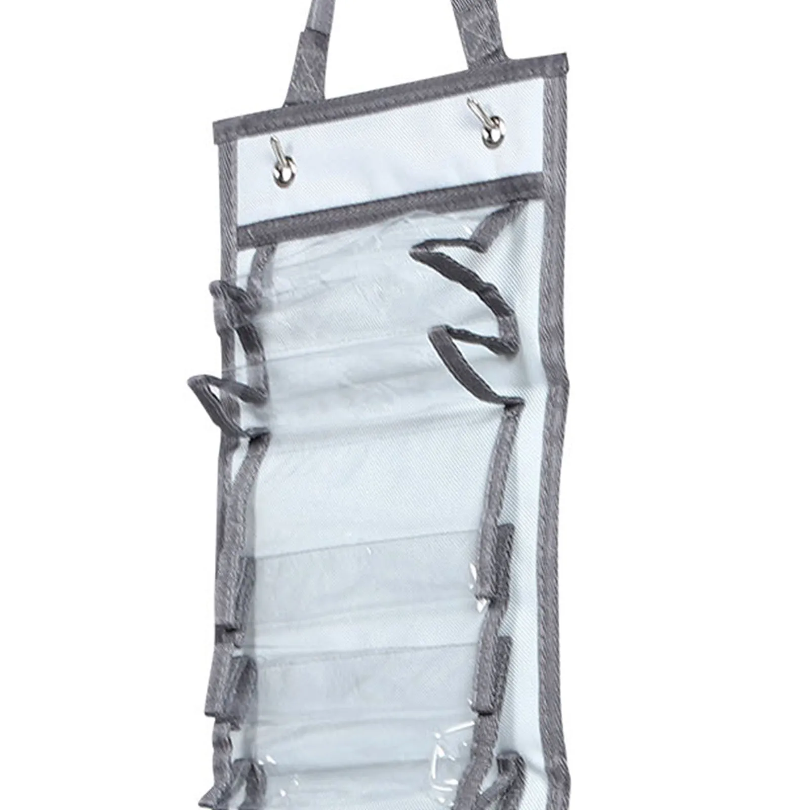 12 Compartments Vinyl Storage ganizer Hanging Bag Clear PVC Shallow Grey Oxford Cloth Metal Hooks Sewing Accessories Craft Room
12 Compartments Vinyl Storage ganizer Hanging Bag Clear PVC Shallow Grey Oxford Cloth Metal Hooks Sewing Accessories Craft Room