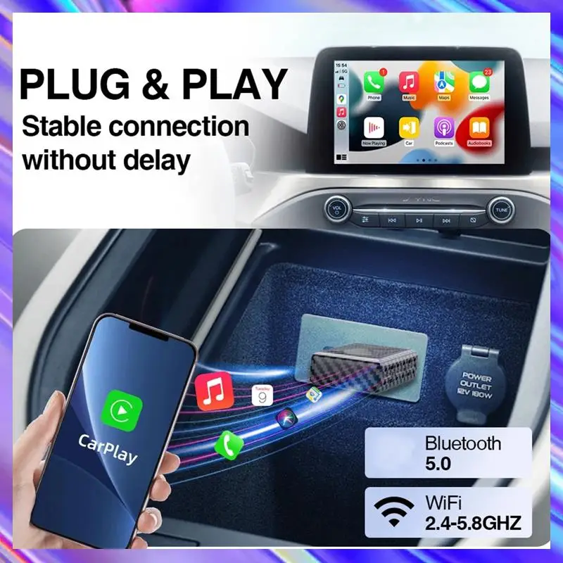 A24U Wireless Carplay Adapter Wired To Wireless Carplay 2In1 Wireless Carplay Android Auto Plug And Play
A24U Wireless Carplay Adapter Wired To Wireless Carplay 2In1 Wireless Carplay Android Auto Plug And Play