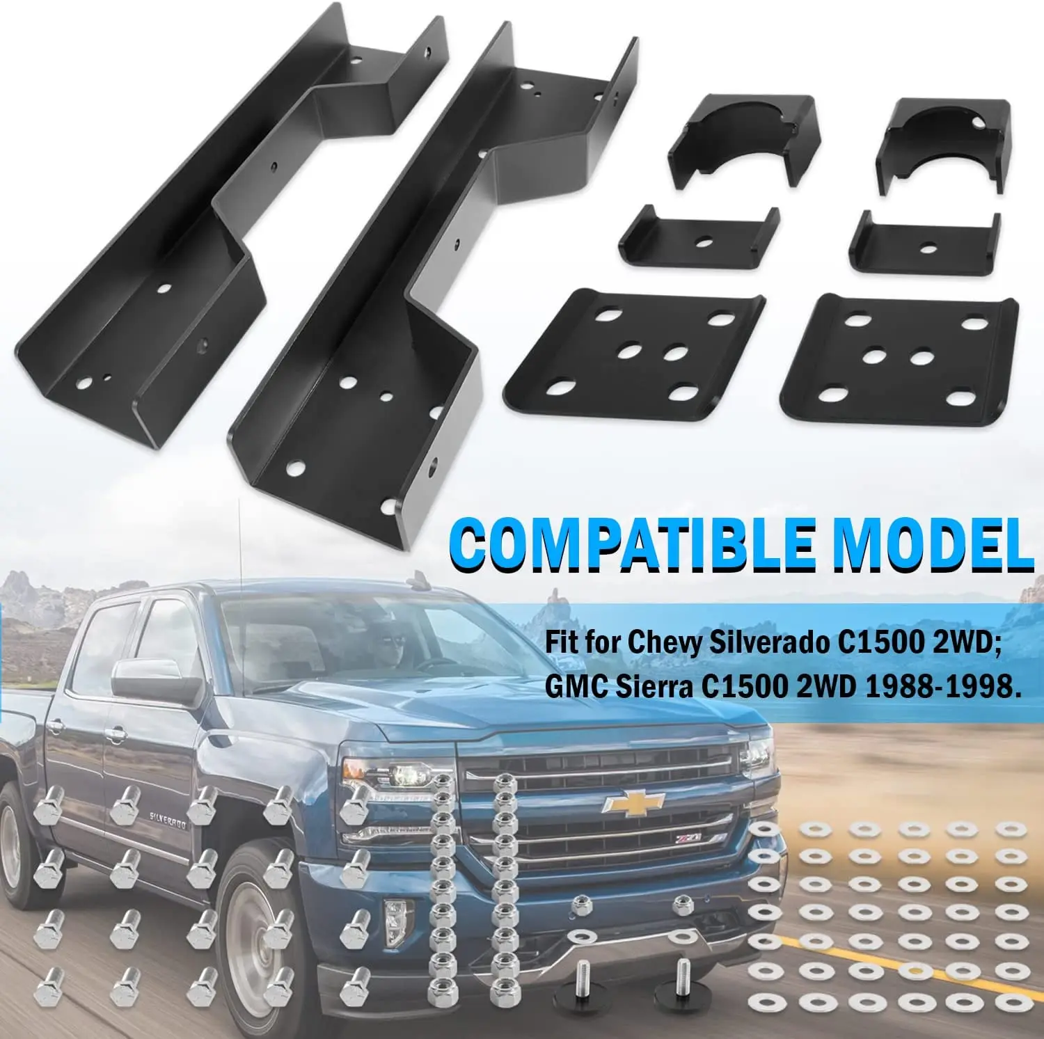 Задняя опора MX C-Notch и откидная крышка для Chevy Silverado C1500 GMC Sierra 1999-2007 (задний комплект откидной крышки для понижения 6 дюймов)
Задняя опора MX C-Notch и откидная крышка для Chevy Silverado C1500 GMC Sierra 1999-2007 (задний комплект откидной крышки для понижения 6 дюймов)