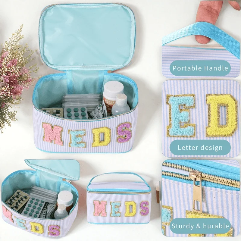 Women's Handbag - Portable Cosmetic Storage Bag, Featuring a Meds Letter Design Suitable for Home, Shopping and Travel Storage
Women's Handbag - Portable Cosmetic Storage Bag, Featuring a Meds Letter Design Suitable for Home, Shopping and Travel Storage