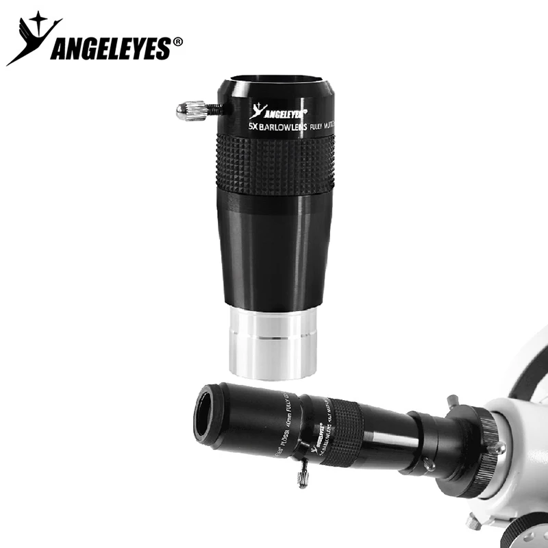 1.25in Barlow 5x Apochromatic Aberration Lens Used For Reflective/Foldable Astronomical Telescopes To Expand Magnification
1.25in Barlow 5x Apochromatic Aberration Lens Used For Reflective/Foldable Astronomical Telescopes To Expand Magnification
