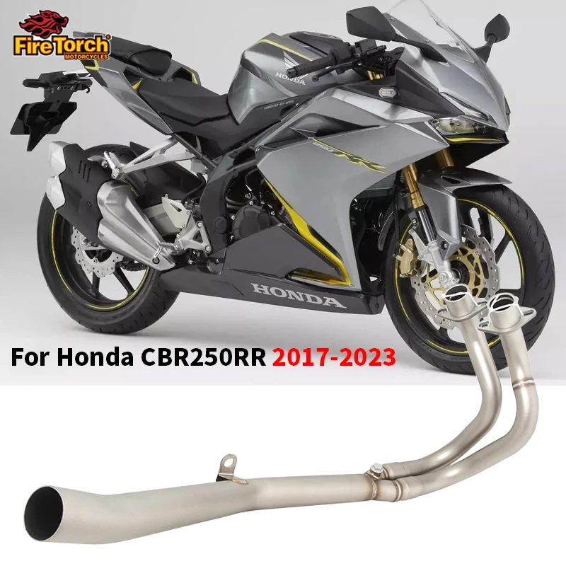 For Honda CBR250RR 2017 - 2023 Motorcycle Exhaust System Escape Moto Stainless steel Front Link Pipe Connect Original Muffler
For Honda CBR250RR 2017 - 2023 Motorcycle Exhaust System Escape Moto Stainless steel Front Link Pipe Connect Original Muffler