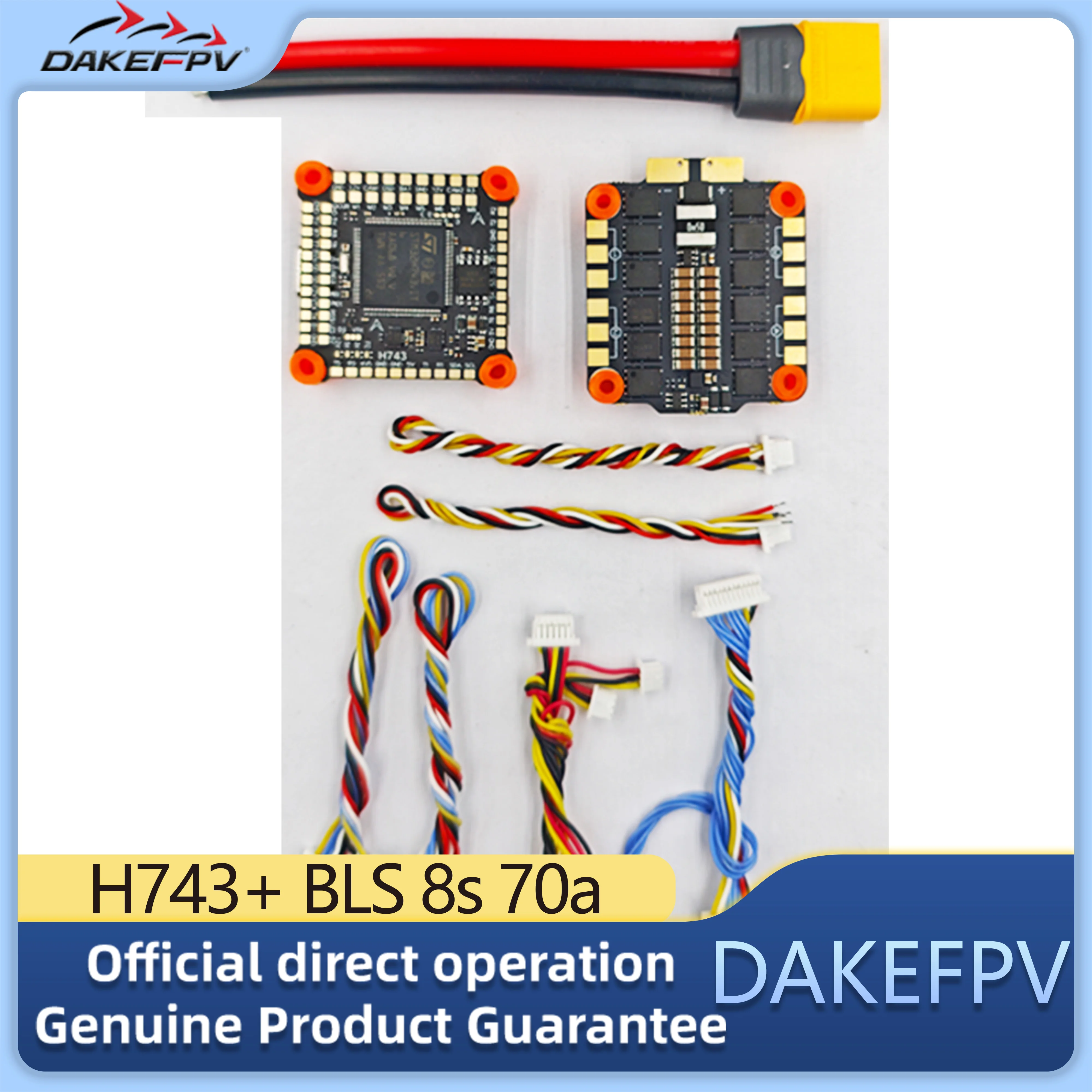 DAKEFPV H743 FC 8S 70A STACK 4IN1 Blheli_S Bluejay 6S 55A 8bit ESC H743 Support Betaflight Ardupilot For FPV 5inch RC drone DIY
DAKEFPV H743 FC 8S 70A STACK 4IN1 Blheli_S Bluejay 6S 55A 8bit ESC H743 Support Betaflight Ardupilot For FPV 5inch RC drone DIY