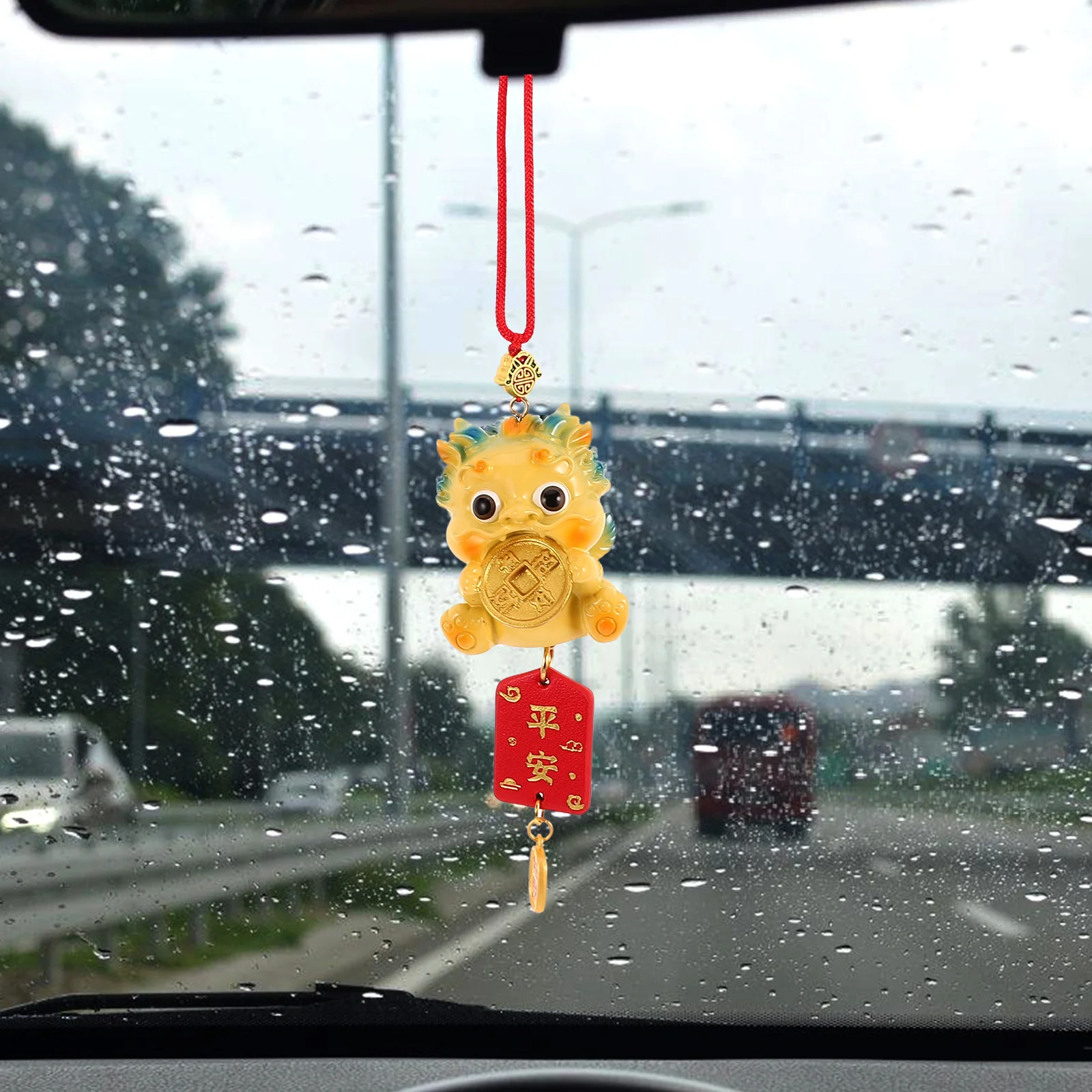 Pixiu Car Pendant Resin Decorations Cute Cartoon Animal Mirror Accessories Rearview Hanging naments Good Luck Charm Interior
Pixiu Car Pendant Resin Decorations Cute Cartoon Animal Mirror Accessories Rearview Hanging naments Good Luck Charm Interior