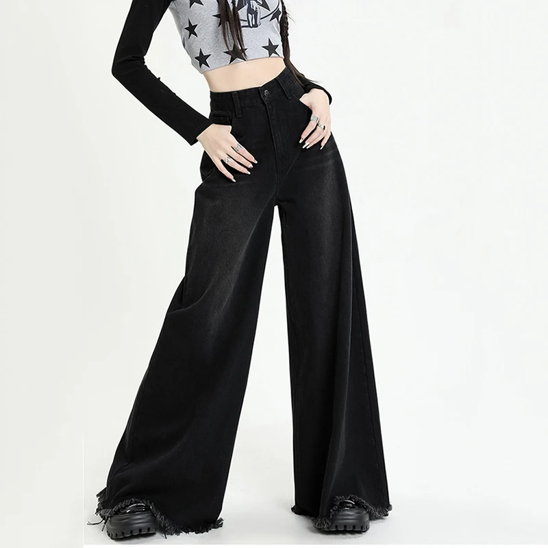 High-Waist Women's Denim Pants 2026 New Casual Women's Denim Pants Spring Autumn Fashionable Frayed Hem Women's Denim Pants H794
High-Waist Women's Denim Pants 2026 New Casual Women's Denim Pants Spring Autumn Fashionable Frayed Hem Women's Denim Pants H794