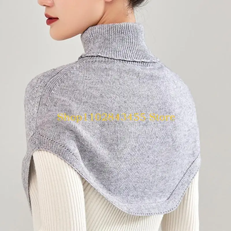 49MC Вязаный шарф с накладным воротником, шаль для женщин, шарф с воротником-водолазкой и воротником на шее
49MC Вязаный шарф с накладным воротником, шаль для женщин, шарф с воротником-водолазкой и воротником на шее