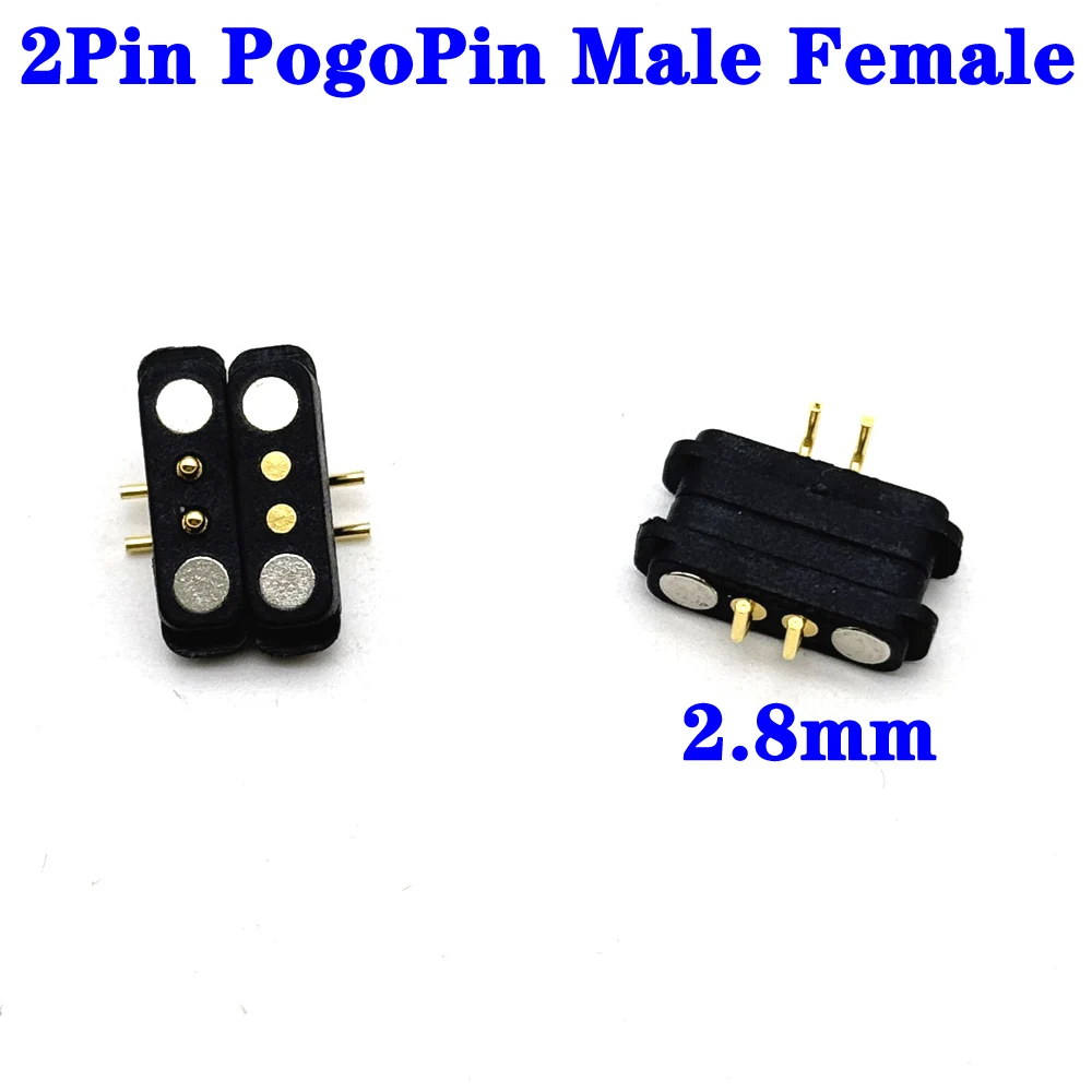 1Pair Curved Needle 2A DC Magnetic Pogo Pin Connector 2Pin 2.8mm Male Female Spring Loaded DC Power Socket 2P
1Pair Curved Needle 2A DC Magnetic Pogo Pin Connector 2Pin 2.8mm Male Female Spring Loaded DC Power Socket 2P