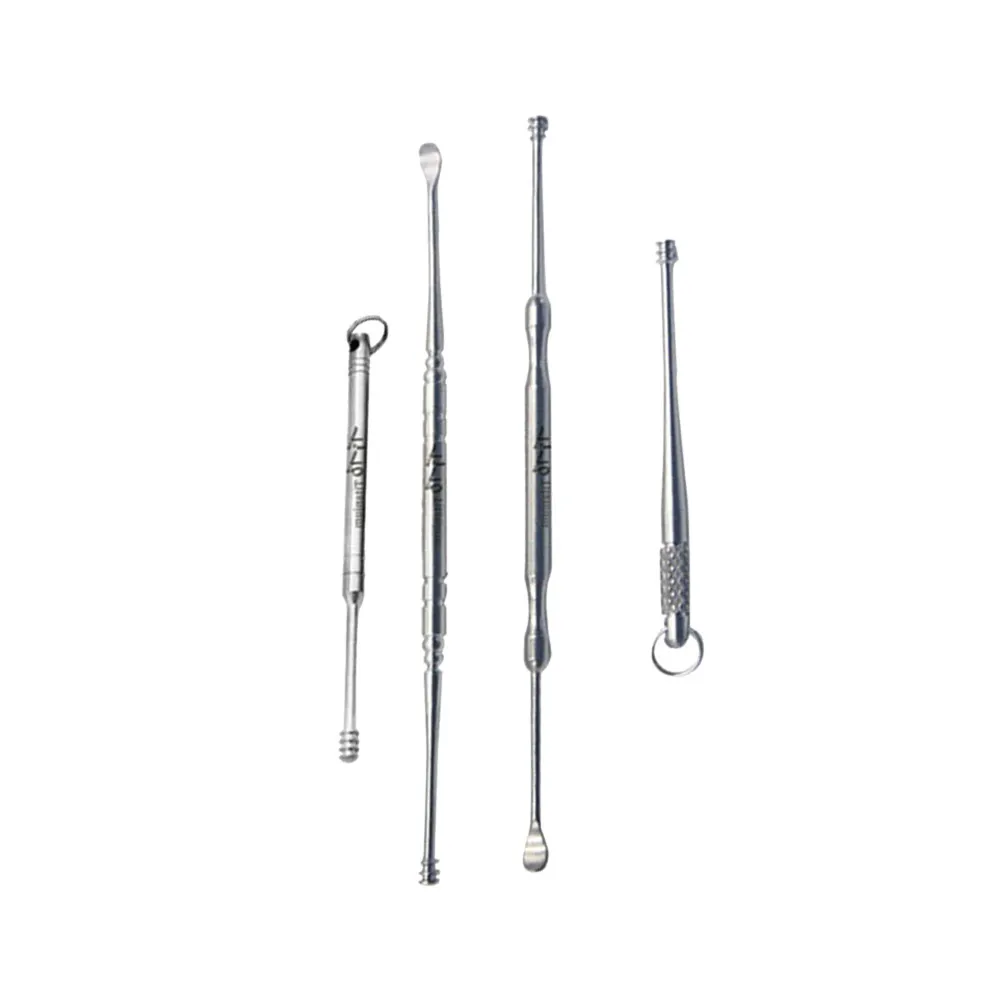 1Set Double-End Titanium Alloy Earpick Ear Scoop Professional Earwax Cleaning Tools Spiral Ear Spoon Portable Spiral Earpick
1Set Double-End Titanium Alloy Earpick Ear Scoop Professional Earwax Cleaning Tools Spiral Ear Spoon Portable Spiral Earpick