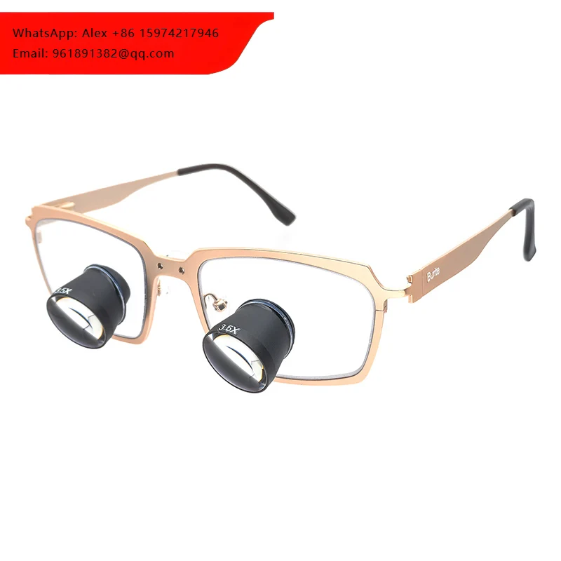 Burite TTL-23-2.5X 2.5X Galilean Dental Loupes Binocular With 16mm Coated Lenses Ultralight Design For Dentist Surgical Use
Burite TTL-23-2.5X 2.5X Galilean Dental Loupes Binocular With 16mm Coated Lenses Ultralight Design For Dentist Surgical Use