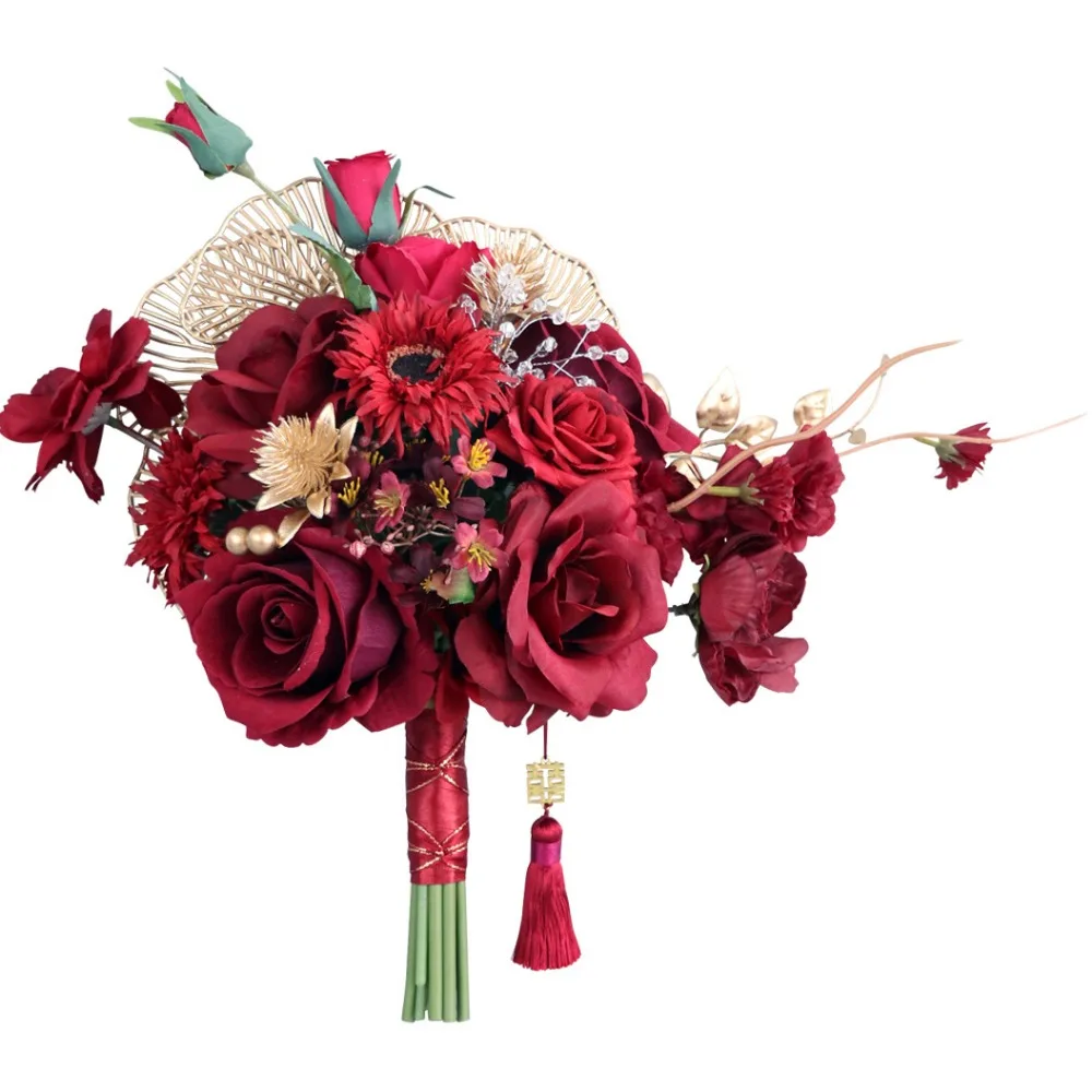 Red Artificial Roses Flowers for Wedding Valentine's Day Wedding Bouquets for Bride Bridesmaid Bouquet Church Home
Red Artificial Roses Flowers for Wedding Valentine's Day Wedding Bouquets for Bride Bridesmaid Bouquet Church Home