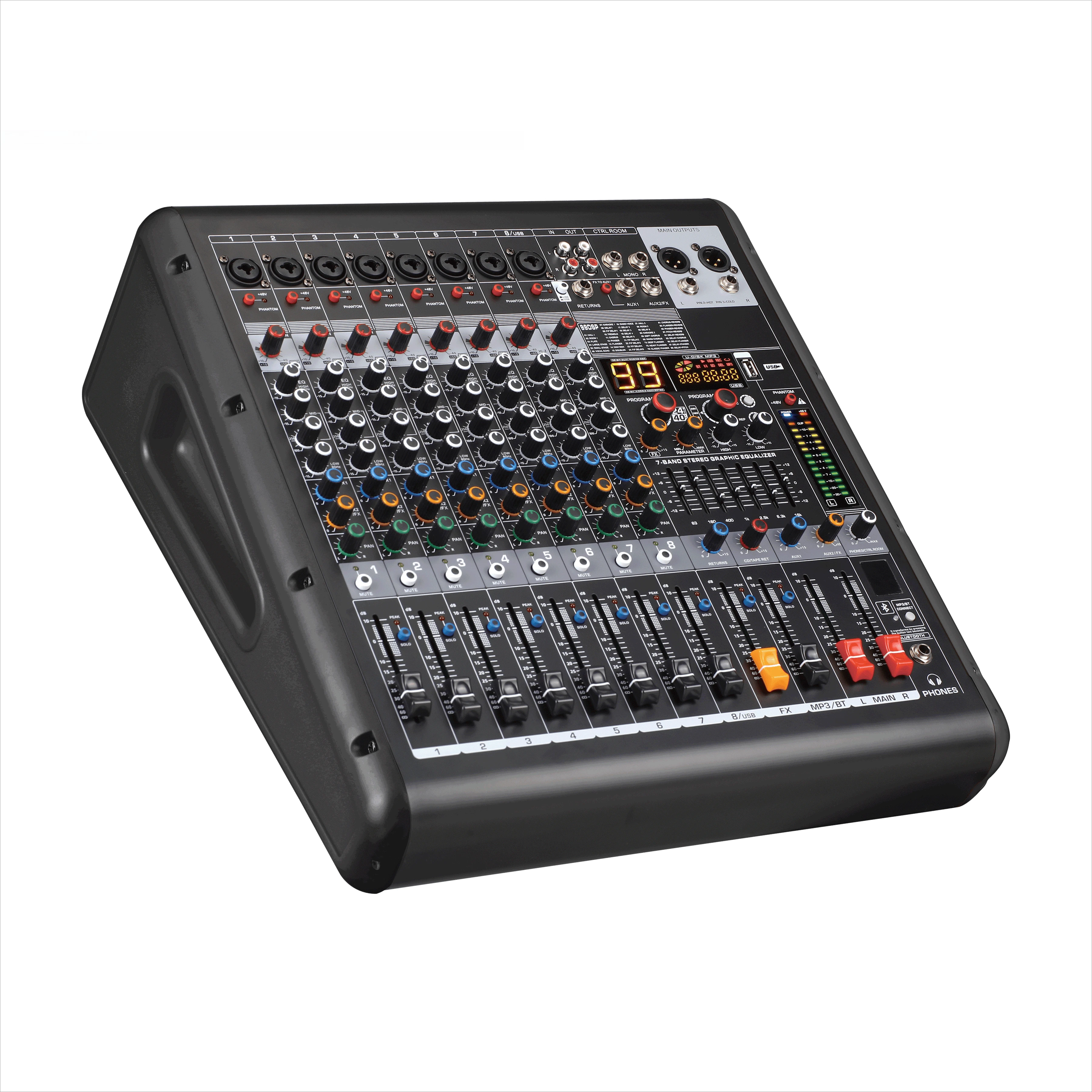 Professional Mixing Console Power Audio Mixer 8/12/16 Channel Audio Mixer Amplifier with Equalizer for Music Dj
Professional Mixing Console Power Audio Mixer 8/12/16 Channel Audio Mixer Amplifier with Equalizer for Music Dj
