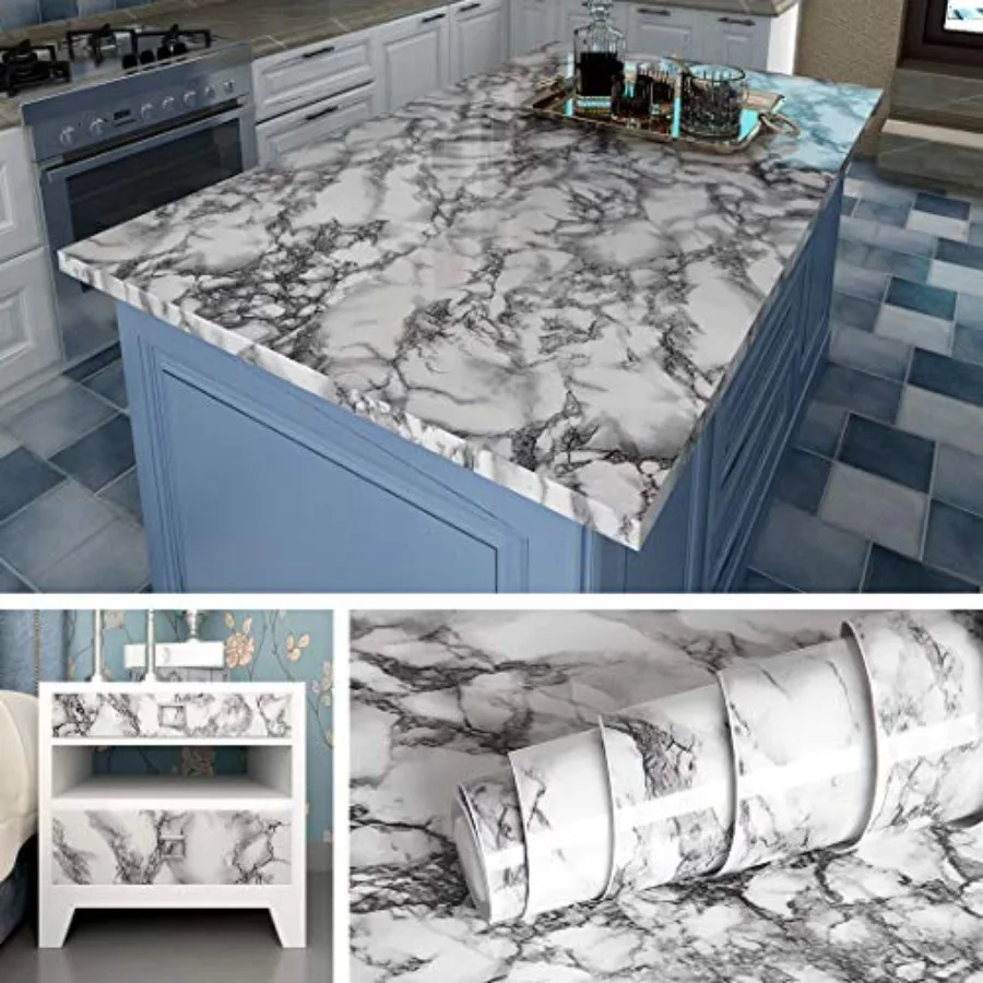 Marble Wall Paper Kitchen Countertop Peel and Stick Wallpaper Waterproof Contact Paper Self Adhesive Vinyl Wrap for Bathroom Co
Marble Wall Paper Kitchen Countertop Peel and Stick Wallpaper Waterproof Contact Paper Self Adhesive Vinyl Wrap for Bathroom Co