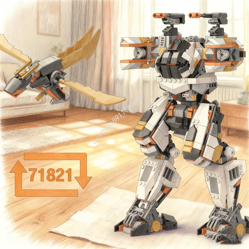 1006 шт. MOC Battle Mech модель строительные блоки архитектура сборка творческая идея «сделай сам» рождественские подарки игрушки образование кирпич дети
1006 шт. MOC Battle Mech модель строительные блоки архитектура сборка творческая идея «сделай сам» рождественские подарки игрушки образование кирпич дети