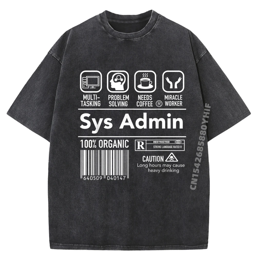 Computer System Administrator Unix Linux Coffee Sys Admin Plain Shirt Cotton Comfort Printed Washed T Shirt
Computer System Administrator Unix Linux Coffee Sys Admin Plain Shirt Cotton Comfort Printed Washed T Shirt