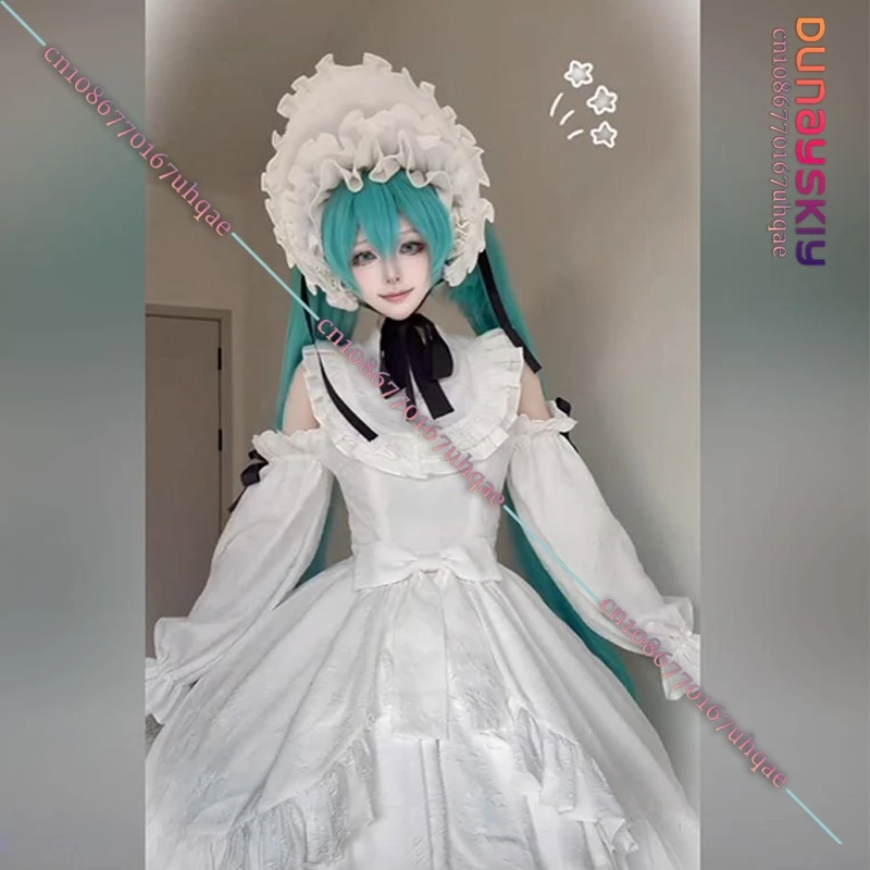 Костюм для косплея SAIKOU*Anime Game Project Sekai Miku: классическое платье в стиле Лолита, белое готическое платье с шляпой и двумя хвостиками
Костюм для косплея SAIKOU*Anime Game Project Sekai Miku: классическое платье в стиле Лолита, белое готическое платье с шляпой и двумя хвостиками