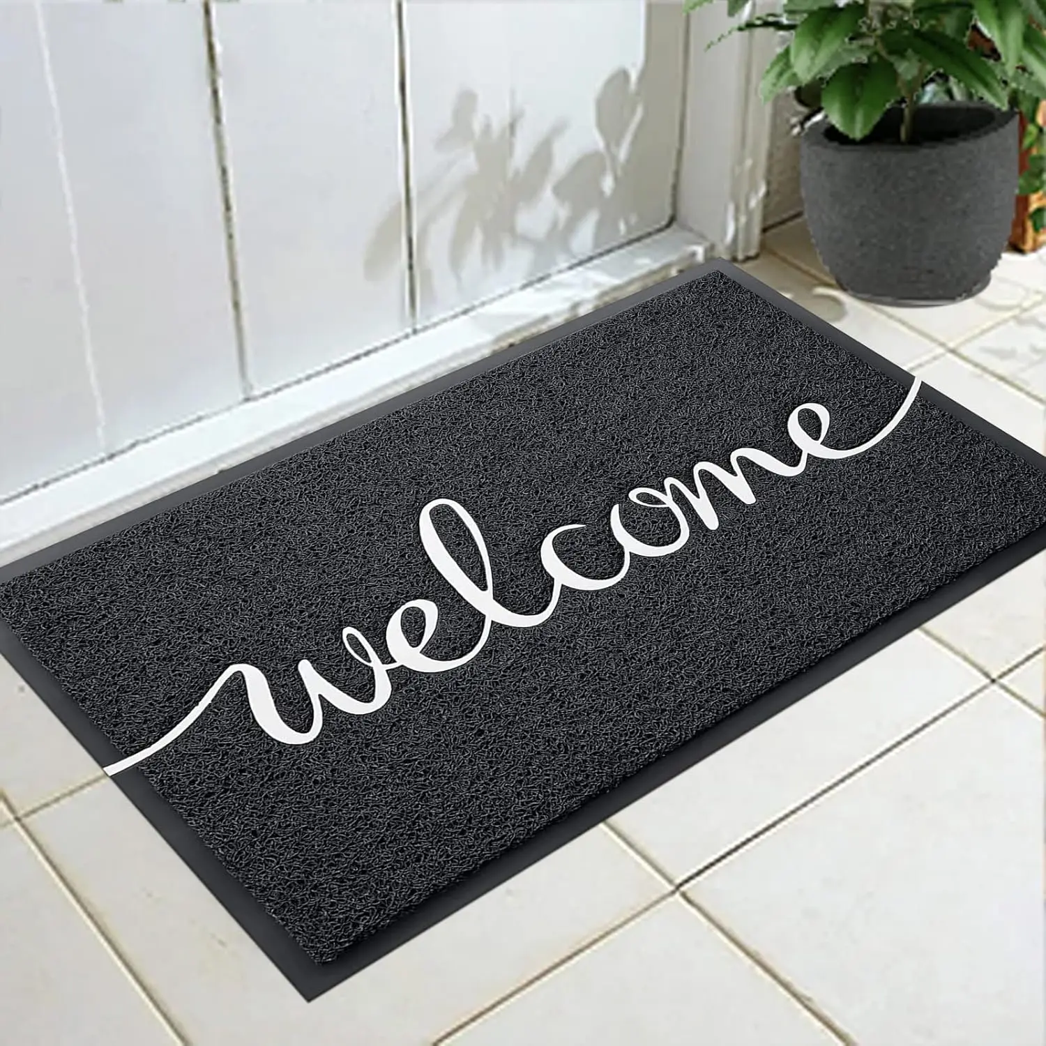 45*75cm 60*90cm Dust-Proof and Water-Proof Welcome Door Mats Non-Silp Easy Clean Washable Entrance Door Mats PVC Material
45*75cm 60*90cm Dust-Proof and Water-Proof Welcome Door Mats Non-Silp Easy Clean Washable Entrance Door Mats PVC Material