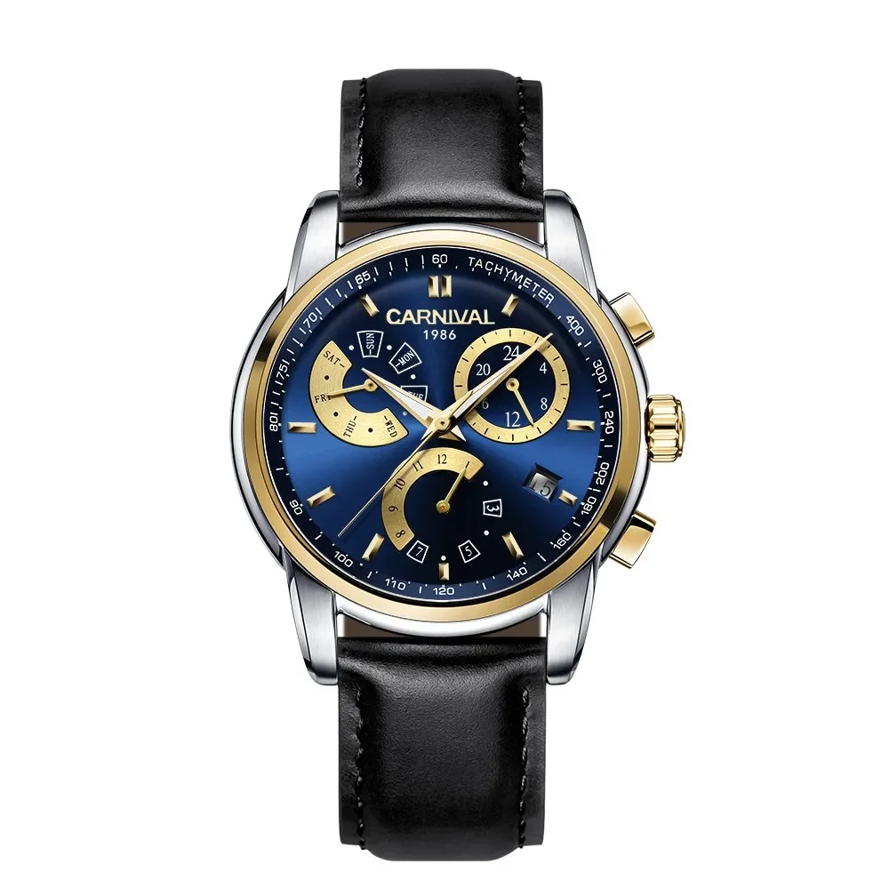 IW Carnival Mechanical Wrist Watches Luxury Accessories for Men Sapphire Mirror Automatic Movement Multifunctional Men's Watch
IW Carnival Mechanical Wrist Watches Luxury Accessories for Men Sapphire Mirror Automatic Movement Multifunctional Men's Watch