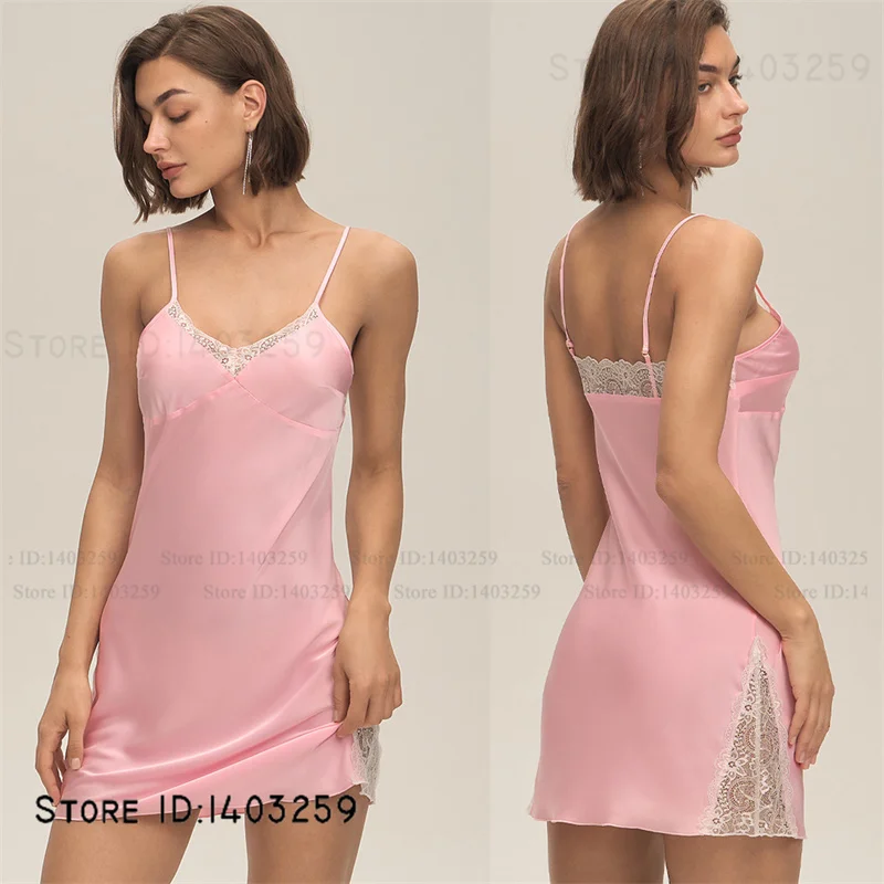 Сексуальное интимное белье, женская ночная рубашка на подтяжках, домашнее платье, кружевная ночная рубашка, сорочка, одежда для сна, летняя одежда из искусственного шелка
Сексуальное интимное белье, женская ночная рубашка на подтяжках, домашнее платье, кружевная ночная рубашка, сорочка, одежда для сна, летняя одежда из искусственного шелка