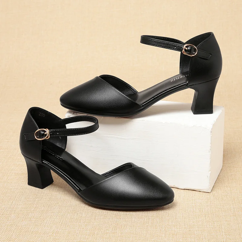5.5cm Breathable Comfortable Med Block Heel Shoes Spring Summer 2026 Women's Block Heel Shoes Leather for Office Mom Daily
5.5cm Breathable Comfortable Med Block Heel Shoes Spring Summer 2026 Women's Block Heel Shoes Leather for Office Mom Daily