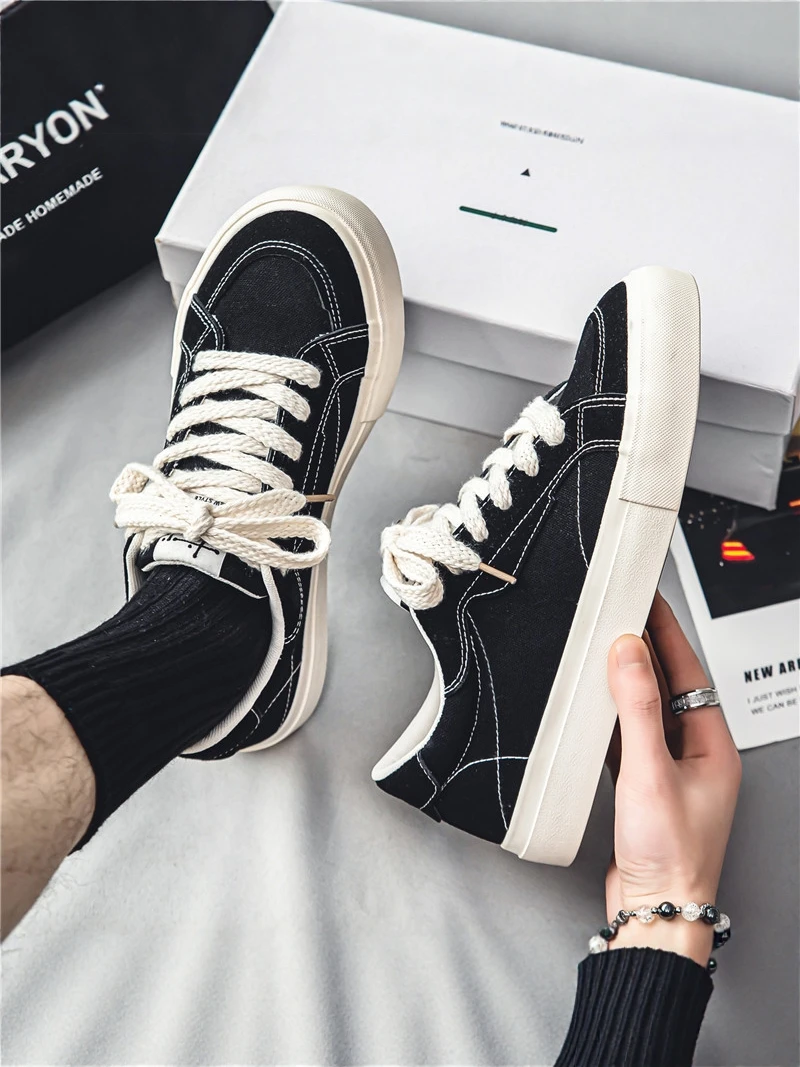 Casual Canvas Shoes for Men 2026 New Style Summer Versatile Korean Version Thick Bottom Sports Trendy Shoes for Teenagers
Casual Canvas Shoes for Men 2026 New Style Summer Versatile Korean Version Thick Bottom Sports Trendy Shoes for Teenagers