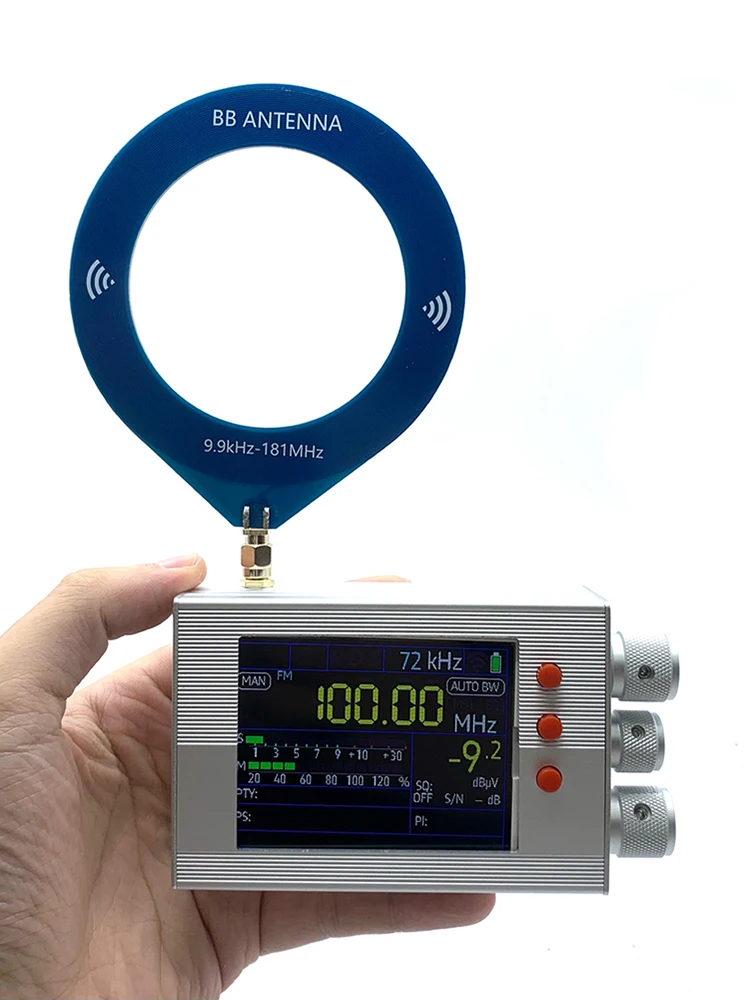 TEF6686 All Band Radio Receiver 3.2inch LCD Portable Shortwave Radios Receiver LW/MW/SW/FM/AM with Antenna Built-In Speaker
TEF6686 All Band Radio Receiver 3.2inch LCD Portable Shortwave Radios Receiver LW/MW/SW/FM/AM with Antenna Built-In Speaker