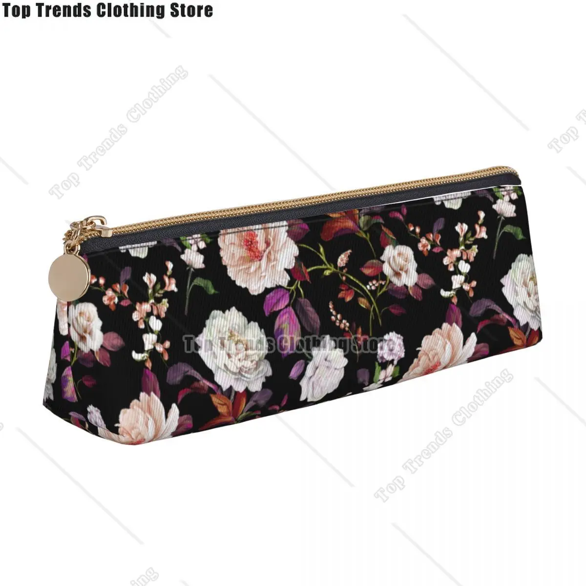 Pretty White Flower Leather Pencil Case Purple Leaves Print Cute Zipper Pencil Box Stationery Girls Boys Triangle Pen Pouch
Pretty White Flower Leather Pencil Case Purple Leaves Print Cute Zipper Pencil Box Stationery Girls Boys Triangle Pen Pouch
