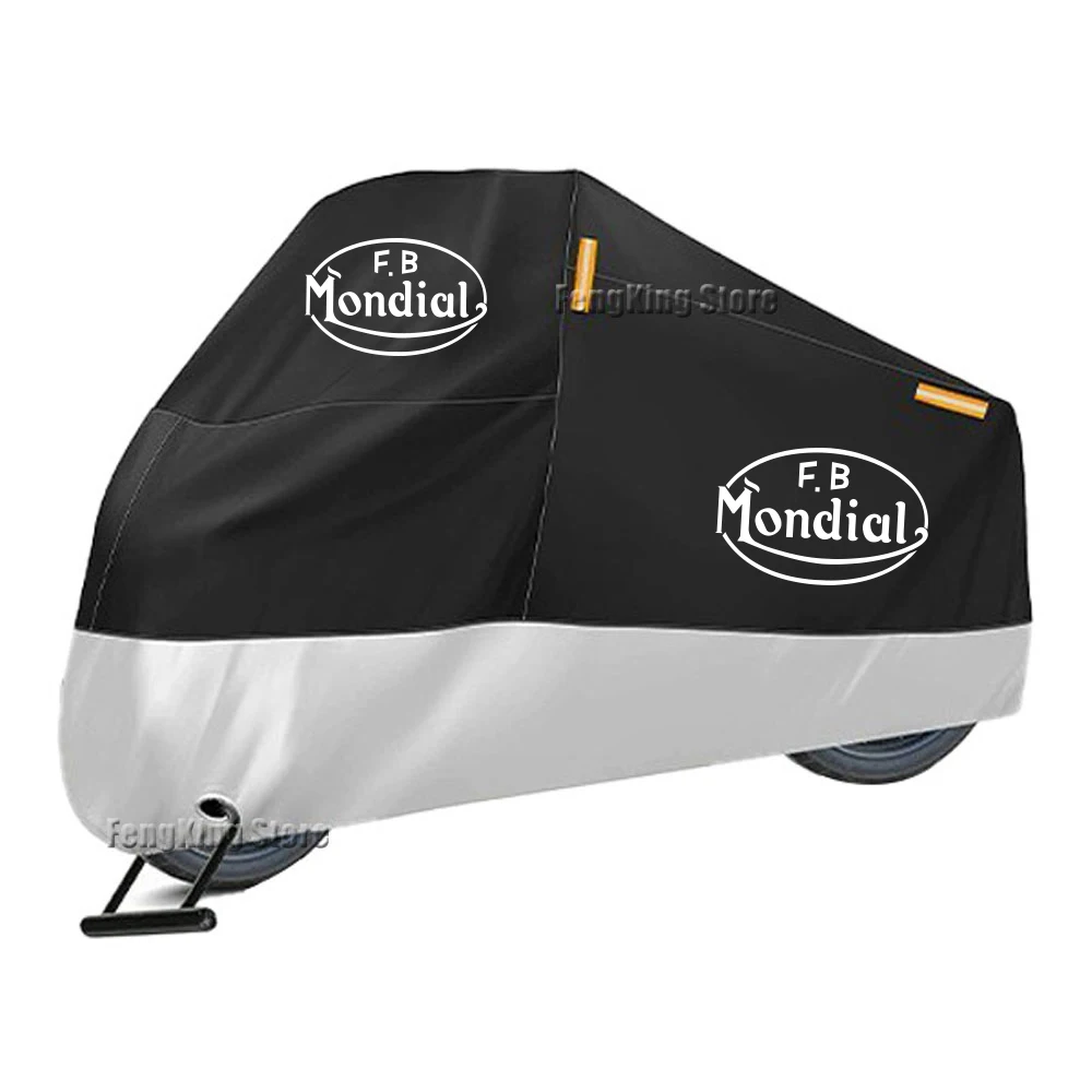 Cubierta protectora contra rayos UV para motocicleta, cubierta a prueba de polvo y lluvia al aire libre, para FB Mondial Flat Tr
Cubierta protectora contra rayos UV para motocicleta, cubierta a prueba de polvo y lluvia al aire libre, para FB Mondial Flat Tr