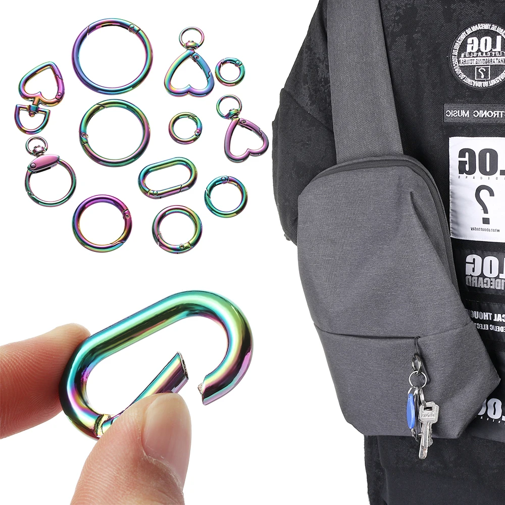 Spring Gate Accessories Luggage Leathercraft Metal Heart Ring Openable Keyring Dog Chain Clip Belt Strap Buckle
Spring Gate Accessories Luggage Leathercraft Metal Heart Ring Openable Keyring Dog Chain Clip Belt Strap Buckle