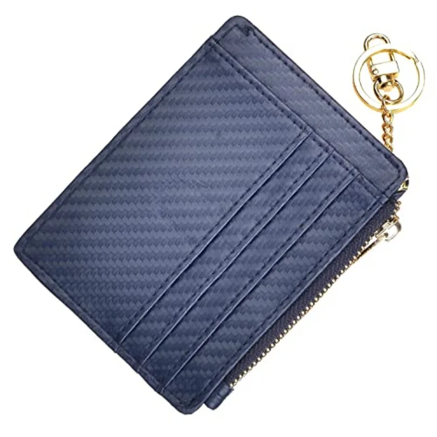 Slim RFID Credit Card Holder for Women Mini Front Pocket Wallet Purse With Keychain
Slim RFID Credit Card Holder for Women Mini Front Pocket Wallet Purse With Keychain