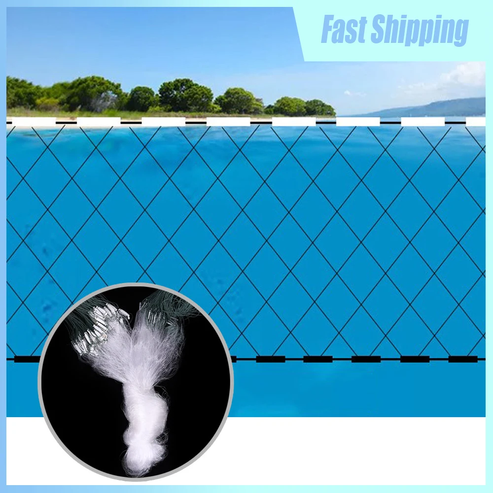 1pc Outdoor One Finger Wide Single Layer Fish Net 8m Fishing Sticky Nets Fishing Monofilament Gill Mesh Fishing Accessories
1pc Outdoor One Finger Wide Single Layer Fish Net 8m Fishing Sticky Nets Fishing Monofilament Gill Mesh Fishing Accessories
