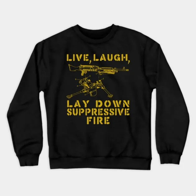 Осенне-зимняя крутая толстовка LAY DOWN SUPPRESSIVE FIRE Модная и забавная - Любящая сезонная одежда для незаменимых внешний вид
Осенне-зимняя крутая толстовка LAY DOWN SUPPRESSIVE FIRE Модная и забавная - Любящая сезонная одежда для незаменимых внешний вид
