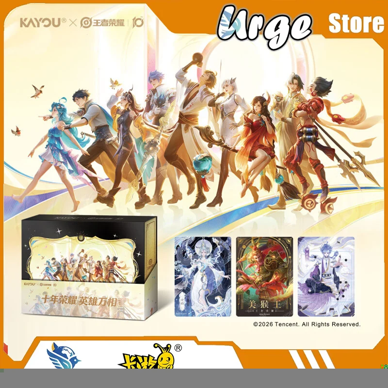 KAYOU Honor of Kings Cards: Hero Myriad Collection - Ten Years of Glory Gift Box Officially Licensed Collectible Trading Cards
KAYOU Honor of Kings Cards: Hero Myriad Collection - Ten Years of Glory Gift Box Officially Licensed Collectible Trading Cards
