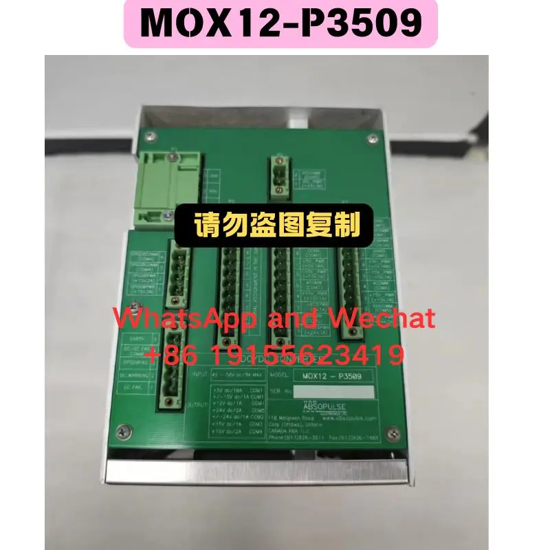 Б/у источник питания для инвертора высокого напряжения AB MOX12-P3509 80026-173-23 Функциональный тест ОК Быстрая доставка
Б/у источник питания для инвертора высокого напряжения AB MOX12-P3509 80026-173-23 Функциональный тест ОК Быстрая доставка