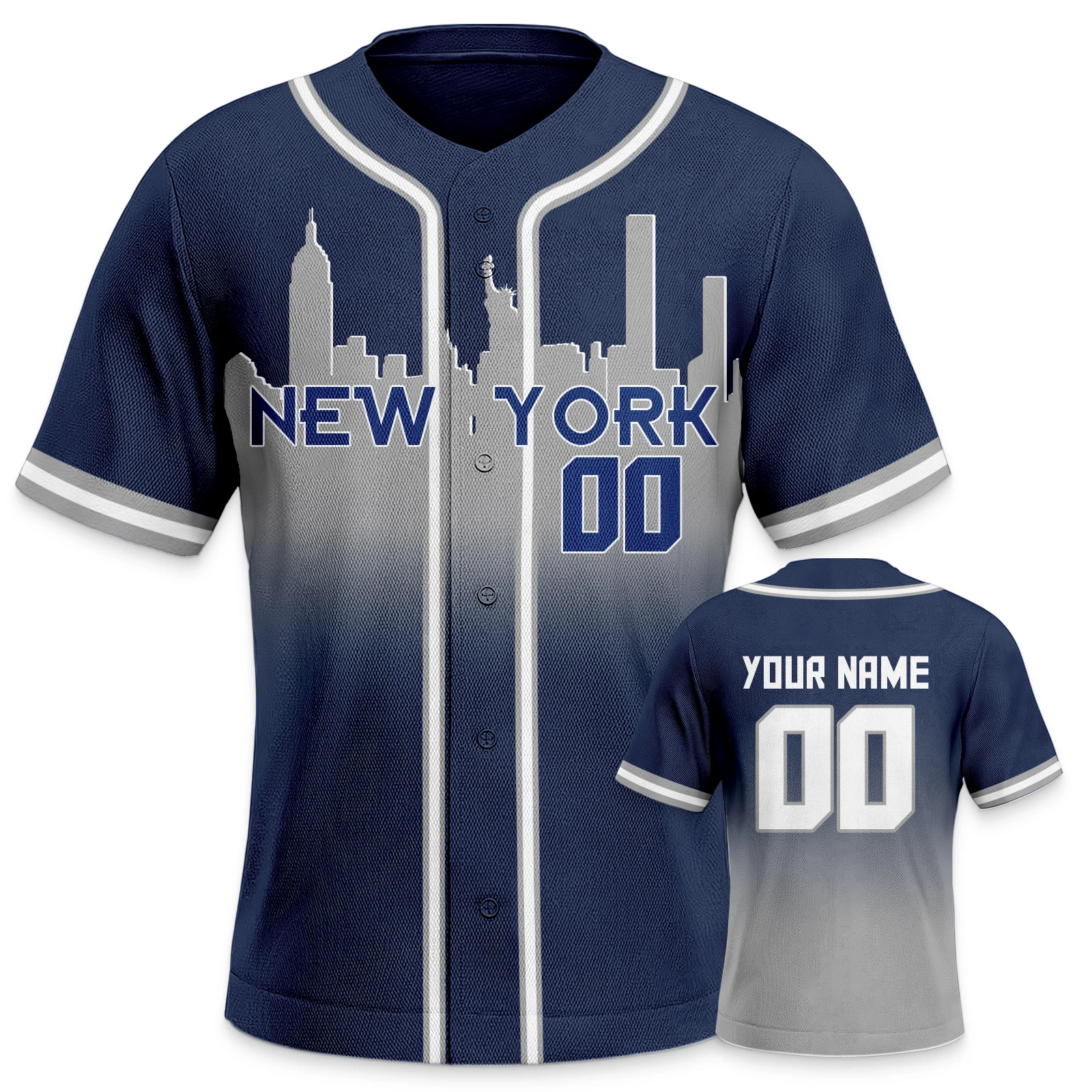Custom Baseball Jersey New York City Silhouette Baseball Shirt Personalized Baseball Uniform with Name Number Men Youth Fans Gif
Custom Baseball Jersey New York City Silhouette Baseball Shirt Personalized Baseball Uniform with Name Number Men Youth Fans Gif