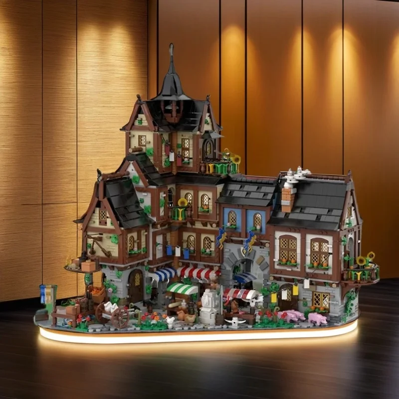 4658PCS MOC Medieval Castle Town Centre Model Custom Building Blocks Architecture DIY Assembly Display Gift Collectible Ideas
4658PCS MOC Medieval Castle Town Centre Model Custom Building Blocks Architecture DIY Assembly Display Gift Collectible Ideas