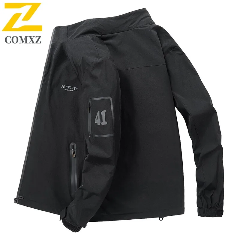 COMXZ 2025 Spring Autumn New Thin Men Stand Collar Jacket Windproof Breathable Riding High Quality Four Way Stretch Jacket
COMXZ 2025 Spring Autumn New Thin Men Stand Collar Jacket Windproof Breathable Riding High Quality Four Way Stretch Jacket