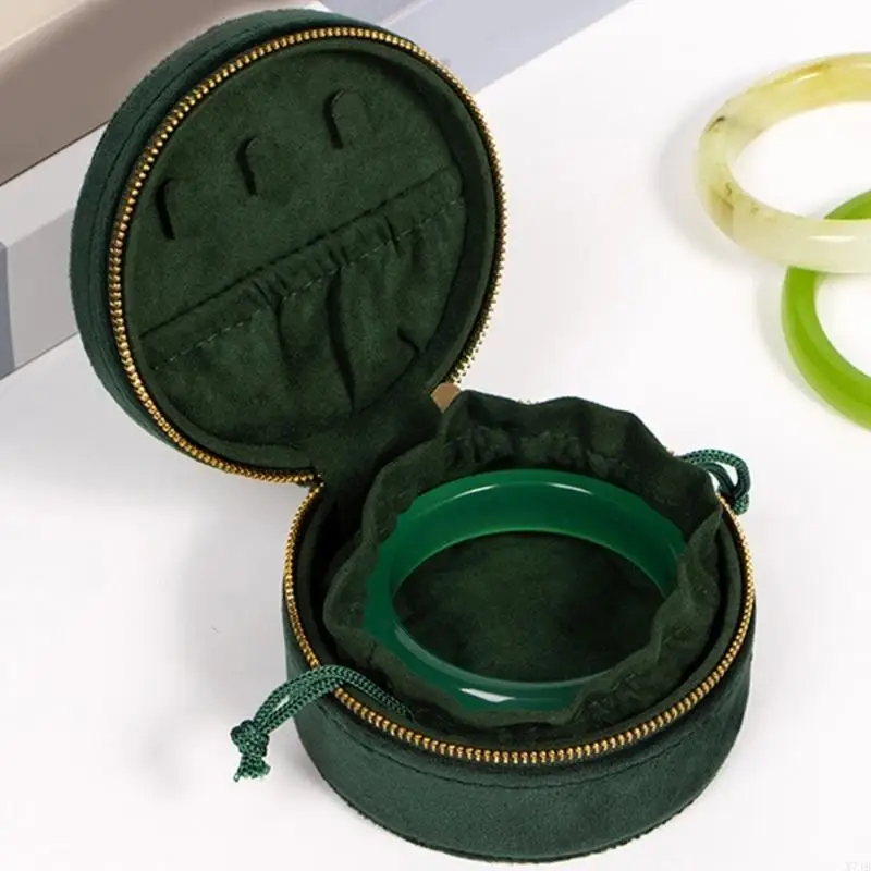 Embroidered Velvets Travel Case for Bracelets Stylish Jewelry Storage Container Scratch Resistant Watch
Embroidered Velvets Travel Case for Bracelets Stylish Jewelry Storage Container Scratch Resistant Watch
