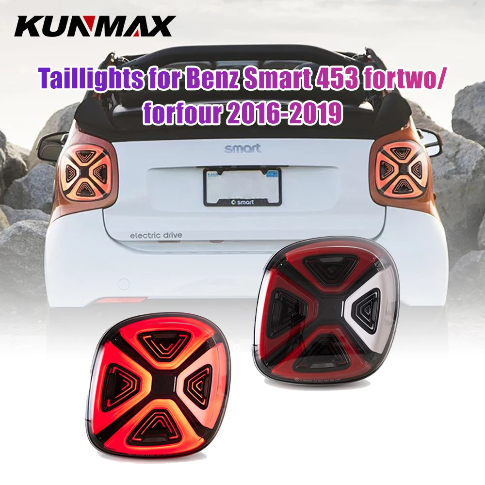 2PCs Car Tail Light Assembly For Benz Smart 453 Fortwo/Forfour 2016-2019 LED Fog Brake Reversing Turn Signal Start-up Animation
2PCs Car Tail Light Assembly For Benz Smart 453 Fortwo/Forfour 2016-2019 LED Fog Brake Reversing Turn Signal Start-up Animation