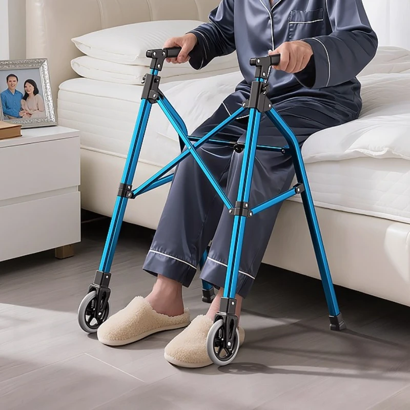 Aluminum Alloy Folding Walker, Ultra Light Rolling Walkers,Triangle Stabilization Frame, Rehabilitation Walking Aids for Seniors
Aluminum Alloy Folding Walker, Ultra Light Rolling Walkers,Triangle Stabilization Frame, Rehabilitation Walking Aids for Seniors