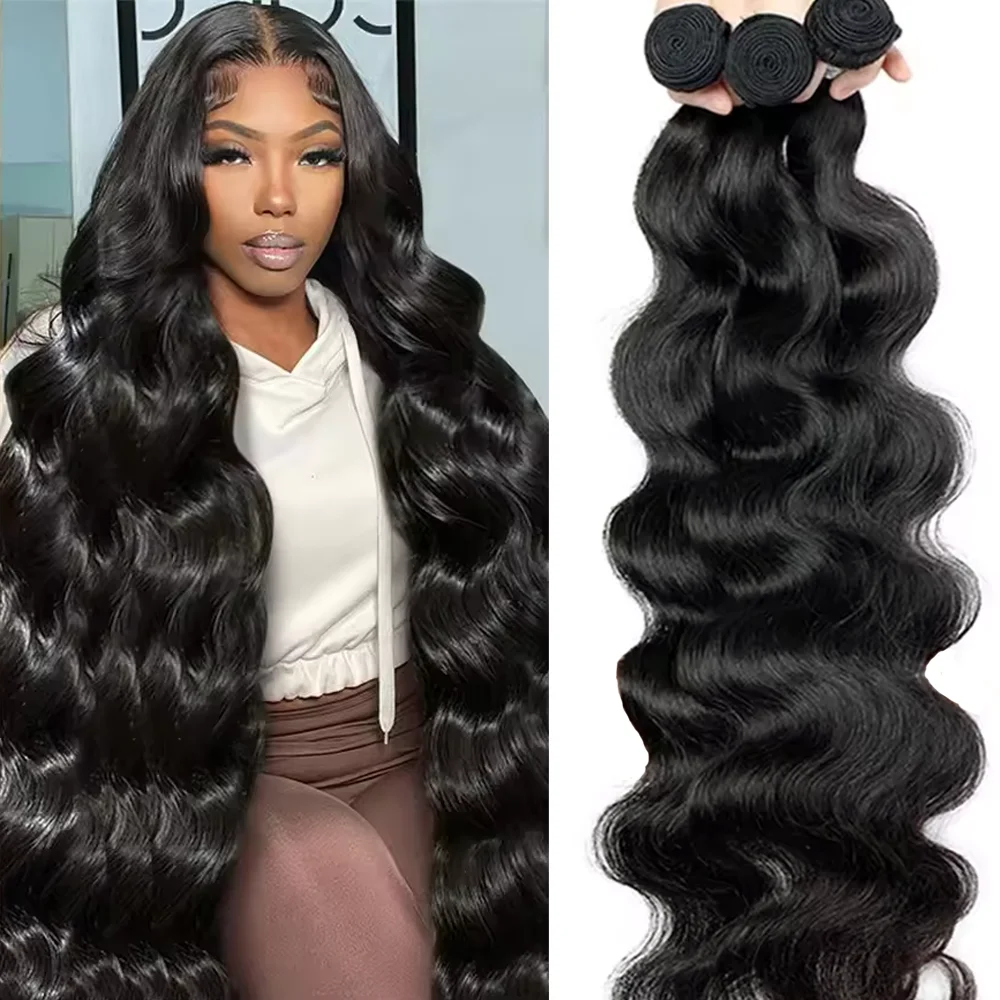 Body Wave Bundles Brazilian Hair Weave Bundles 1/3/4 PCS Human Hair Bundles Natural Black 10-40 Inches Remy Hair Extensions
Body Wave Bundles Brazilian Hair Weave Bundles 1/3/4 PCS Human Hair Bundles Natural Black 10-40 Inches Remy Hair Extensions