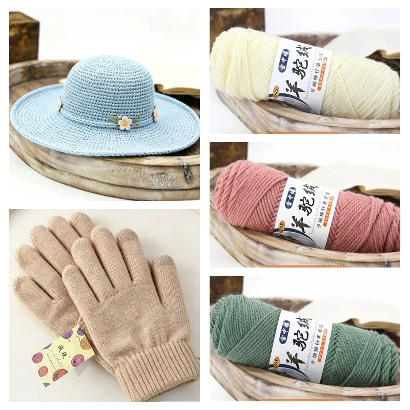 500g/set Alpaca Medium Thick Wool Yarn for Hand Knitted Sweater Ball Scarf DIY Decoration Coats Gloves Children Clothing Thread
500g/set Alpaca Medium Thick Wool Yarn for Hand Knitted Sweater Ball Scarf DIY Decoration Coats Gloves Children Clothing Thread