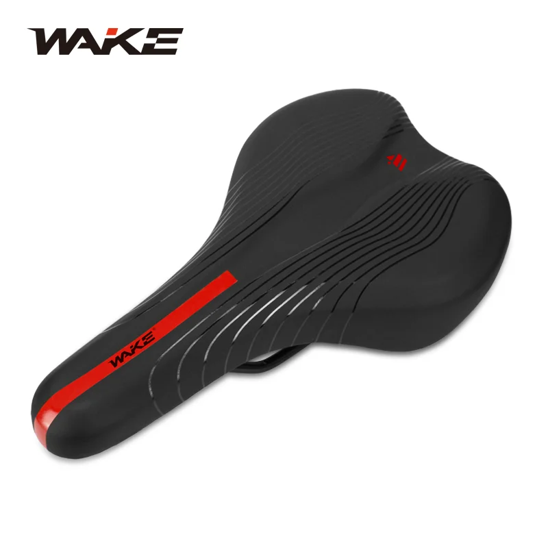 Wake Bicycle Bike Saddle Breathable Light Weight Waterproof PU Leather Black for MTB Seat Accessories Soft Comfort Cycling
Wake Bicycle Bike Saddle Breathable Light Weight Waterproof PU Leather Black for MTB Seat Accessories Soft Comfort Cycling